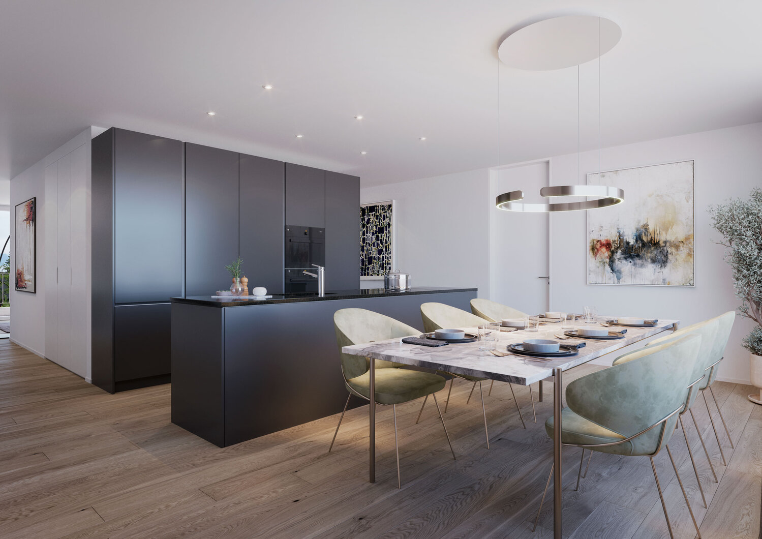 Merlischachen, 3.5-Zimmerwohnung, 9B-2.1, Stil-Variante Pilatus