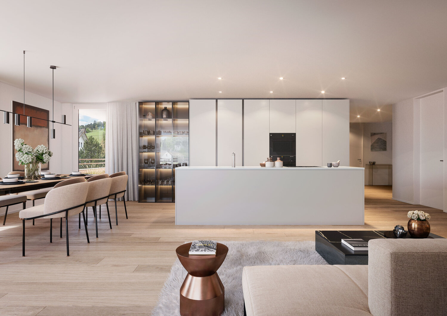 Merlischachen, 4.5-Zimmerwohnung, 3A-2.1, Stil-Variante Bürgenstock