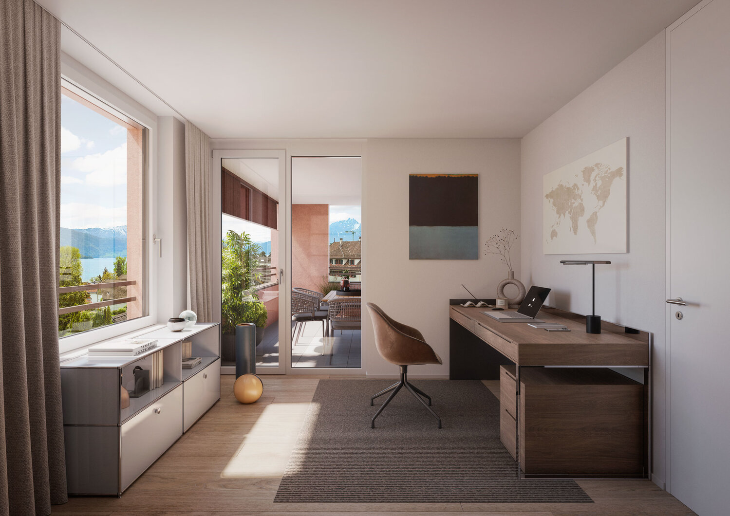 Merlischachen, 4.5-Zimmerwohnung, 3A-2.1, Stil-Variante Bürgenstock