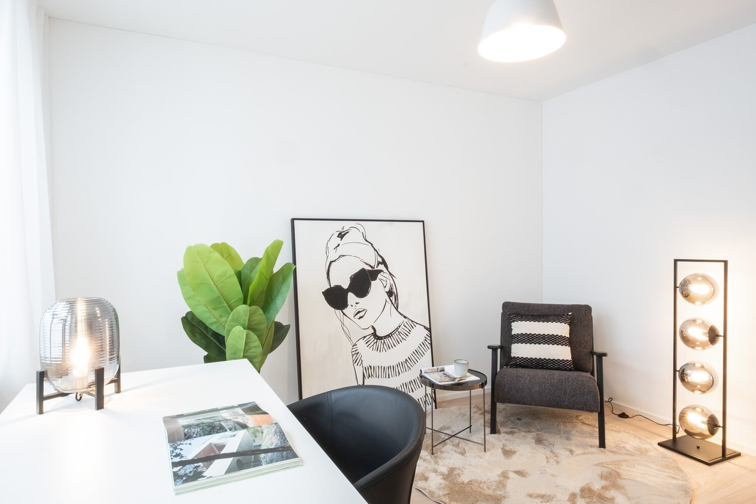 Merlischachen, 3.5-Zimmer-Musterwohnung, Stil-Variante Bürgenstock