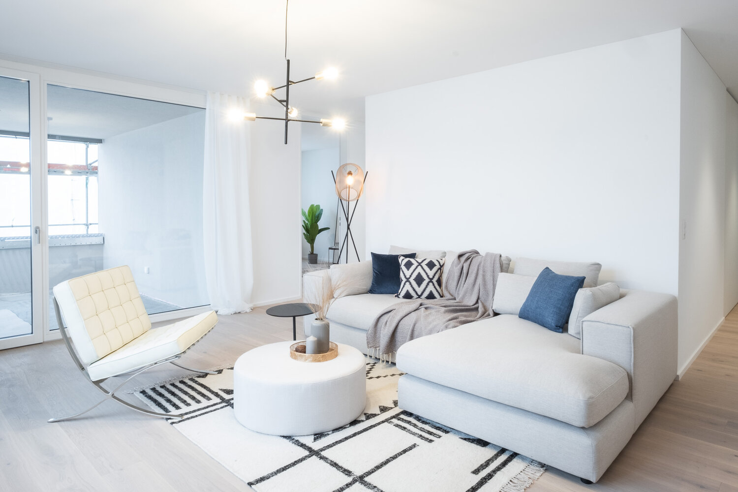 Merlischachen, 3.5-Zimmer-Musterwohnung, Stil-Variante Bürgenstock