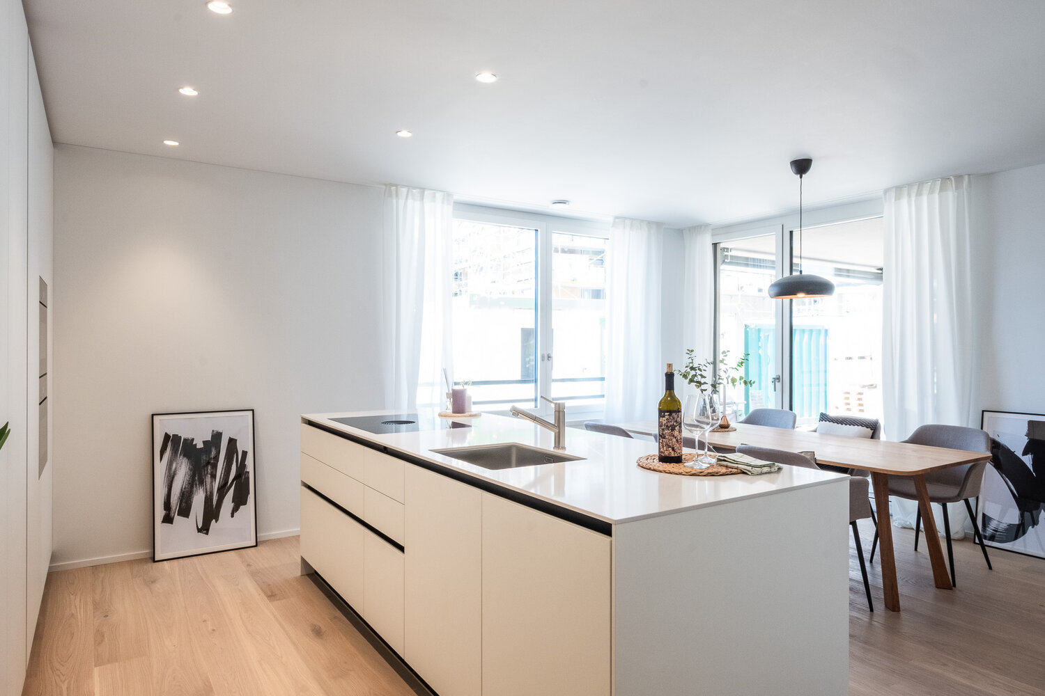 Merlischachen, 3.5-Zimmer-Musterwohnung 1, Stil-Variante Bürgenstock